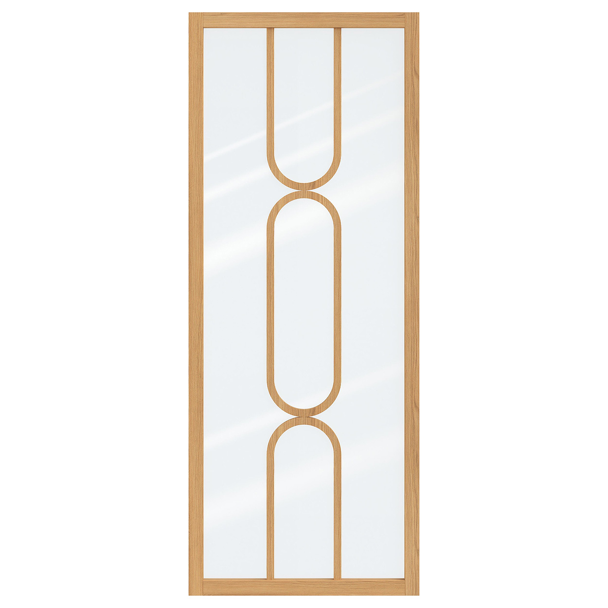 Binnendeur Skantrae SSL 14822 Blank Glas Natural Oak